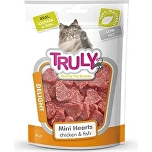 Kedi Ödül Mini Hearts Tavuk ve Balık 50 gr Düşük Yağlı Lezzetli Atıştırmalık