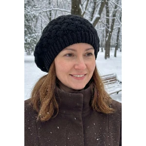 Kabarık Örgü Deseni Salaş Yumuşak Bere