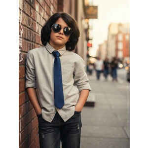 Algitsin Çocuk Kravat Lacivert 1-12 Yaş