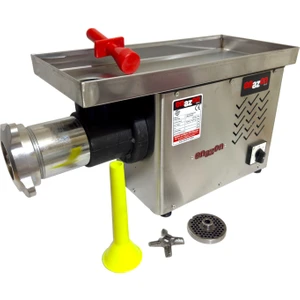 22 No Et Kıyma Makinesi 1,5 Hp (Yedek Ayna Bıçak Sucuk Aparatlı)