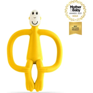 Matchstick Monkey Silikon Diş Kaşıyıcı / Monkey (Sarı)