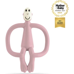Matchstick Monkey Silikon Diş Kaşıyıcı / Monkey (Pembe)