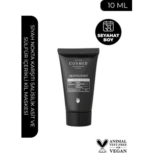 Skinologist Salisilik Sülfür Maskesi Tüm Cilt Tipleri İçin Rahatlatıcı Etki 10 ml