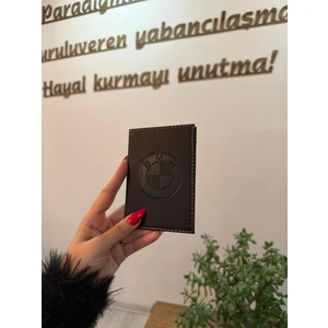 Efe Deri Bmw Deri Dikişli Araç Ruhsat Kılıfı Kabı Oto Ruhsatlık Araba Ruhsat Koruyucu