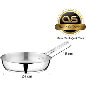 Cvs Dn 20066 Elit Platin Kulp 24 cm Çelik Tava