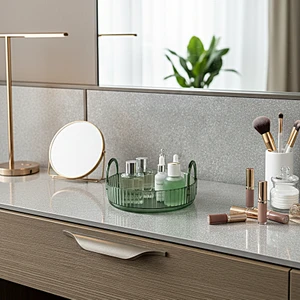 Unique Me Makyaj Organizer Kozmetik Organizer Takı Organizer Mutfak ve Banyo Düzenleyici Organizer Zümrüt1