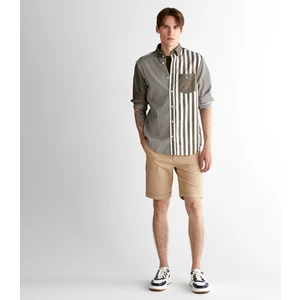 Erkek Bej Slim Fit Şort