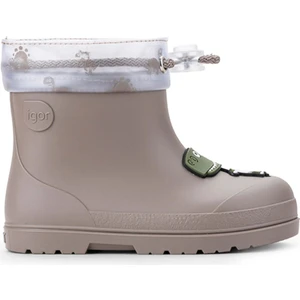 Mendi Dino Çocuk Yağmur Çizmesi - Kahverengi W10323-183