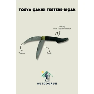 Tosya Çakısı Testere-Bıçak - 14 cm