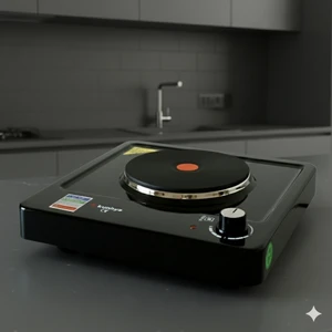 Tekli Elektrikli Ocak Siyah