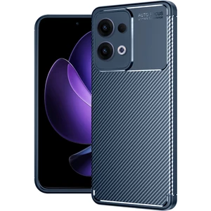Royal Case Oppo Reno 13 Pro Kılıf Esnek Karbon Desenli Şık Premium Silikon Kapak Ryc/a.f.karbon