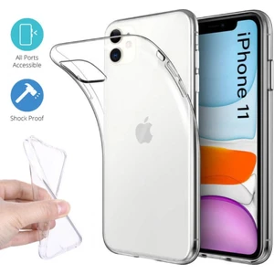 iPhone 11 Kılıf Esnek Şeffaf Clearflex Premium Silikon Kılıf