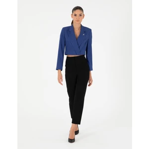 Pierre Cardin Kadın Siyah Carrot Fit Kumaş Pantolon 50290370-VR046