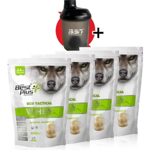 BPN Best Plus Nutrition Eco Tactical Whey Protein Tozu 600GR Banana Magnolia 4lü Paket
