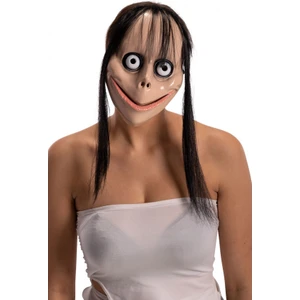 Korkunç Ürpertici Uzun Saçlı Momo Maskesi