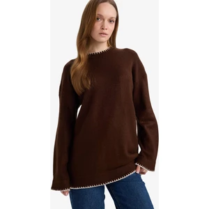 Regular Fit Bisiklet Yaka Triko Kazak Tunik G6342AX25WN