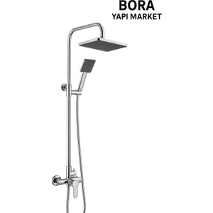 5 fonksiyonlu robot duş takımı krom sürgülü