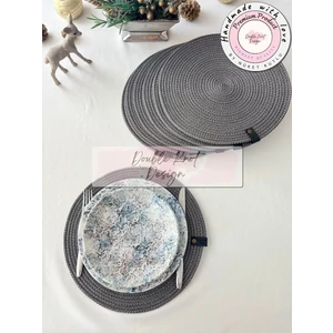 Double Knot Design 14 Prç Set Supla Amerikan Servis Seti Tress Hediyelik