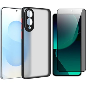 Samsung Galaxy S25 Edge Kılıf Zore Hux Kapak + Hayalet Ekran Koruyucu