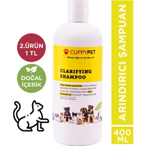 Cuppypet Kedi Arındırıcı Şampuan 400 ml
