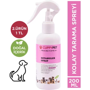 Cuppypet Köpek Kıtık Açıcı Kolay Tarama Spreyi 200 ml