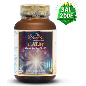 Calm Passiflora, Safran, 5-Htp, Valerian, 9 İçerik (30 Günlük) 30 Kapsül
