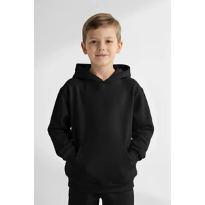 Kapüşonlu Basic Kalın Çocuk Sweatshirt - 26K 1628