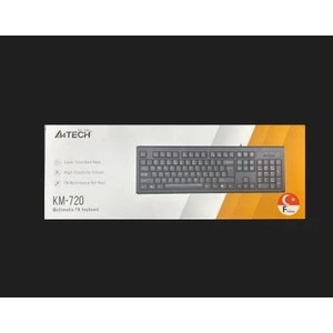 A4 Tech KM-720 F Tr mm Siyah USB Kablolu Klavye