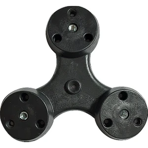 3'lü Açılı Zigon Sehpa - Orta Sehpa Ayak Bağlantı Aparatı - Çap Ayak Montaj Plastiği Yıldız