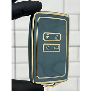 Barkas Elektronik Renault Austral Megane E-Tech Clio Megane 4 Captur Kadjar Talisman Nano Anahtar Kılıfı Gri