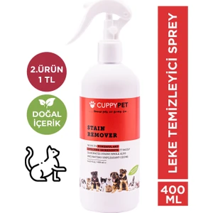 Kedi Leke Temizleyici Sprey Doğal İçeriklerle 400 ml Güçlü Temizlik Sağlar