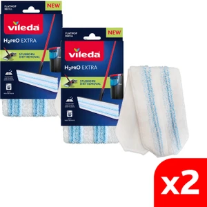  Vileda 2 Paket H2PRO %100 Mikrofiber Yedek Mop
