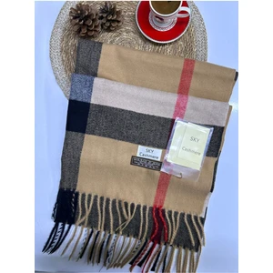 % 100 Yün Kaşmir Omuz Şal