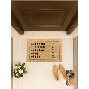 Chandler Home Reise Checkliste 40X60 cm Coco Kapı Önü Paspas