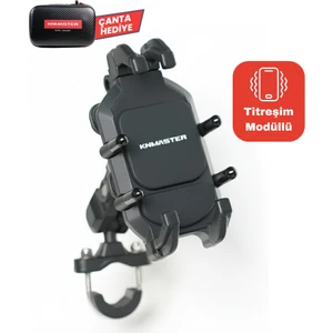 TT-860 Titreşim Engelleyicili Tüm Motosikletlere Uyumlu Telefon Tutucu