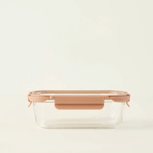 Bella Maison Terra Cam Saklama Kabı Bej (1050 Cc)