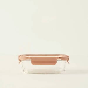 Bella Maison Terra Cam Saklama Kabı Bej (640 Cc)