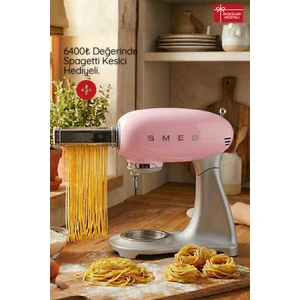 Smeg 50's Style Retro Pembe Stand Mikser Smf02pkeu