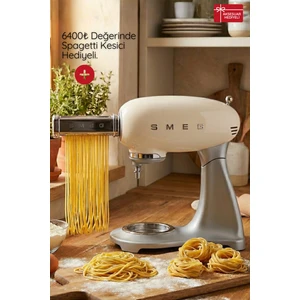 Smeg 50's Style Retro Krem Stand Mikser Smf02creu