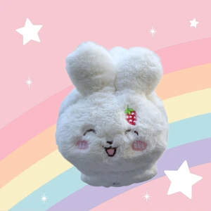 Eleven Market Kız Çocuk  3D Peluş Tavşan Kulaklık Beyaz