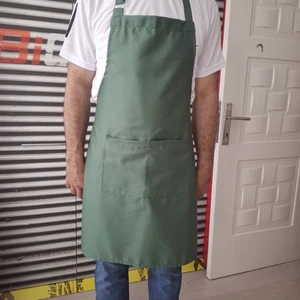 Dery Collection Yeşil Mutfak Önlüğü Leke Tutmayan Sıvı Itici Kumaş