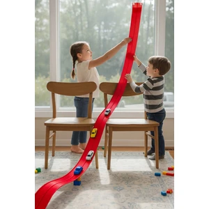 Flex Track Yarış Pisti Vantuzlu 4.5 Metre 1:64 Ölçek Tüm Arabalara Uyumlu