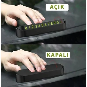 Araç Fosforlu Numaratör Aç-Kapa