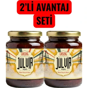 2 Kavanoz Julvia Karışık Ballı Pekmezli Polenli Aktar Macunu 2 x 240 gr