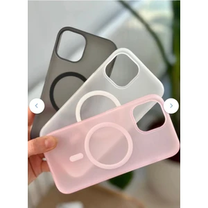 Sidens Store iphone 16 Pro Uyumlu Kaliteli Parmak Izi Bırakmaz Gerçek Magsafe Özellikli Mat Şeffaf Kılıf