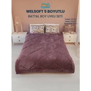 Uysal Yorgan Welsoft 5 Boyutlu Battal Boy Uyku Seti