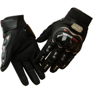 Edelvays Shop Korumalı Motosiklet Eldiveni Uzun Model ( Siyah )