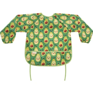 Uzun Kollu Sıvı Geçirmez Bebek Önlüğü 2-4 Yaş | Mama ve Aktivite Önlüğü-Avocado