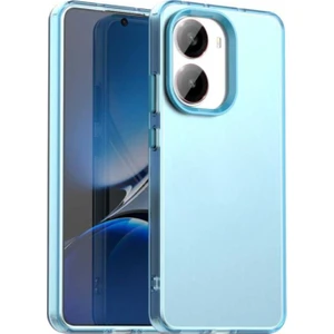 Poco X7 Pro Uyumlu Kılıf Sararmaz Leke Tutmaz Buzlu Mat Renkli Soft Transparan Silikon Kapak