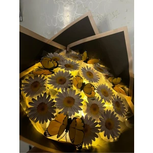 Kelebekli Papatya Buketi